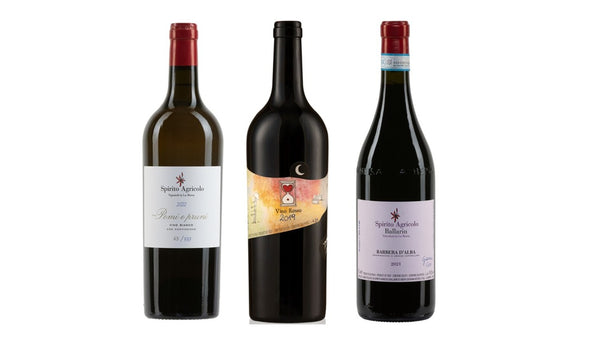 Galet god Ballarinblandlåda, 2 röda viner viner, 1 vitt vin, 2 av varje, 6 totalt