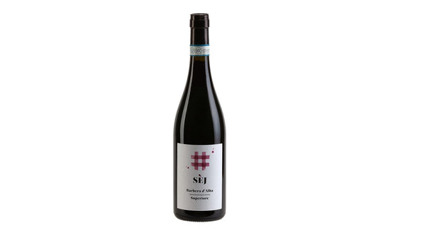 Sej Barbera d'Alba Superiore, Merenda Sinoira, rött vin, 6 flaskor