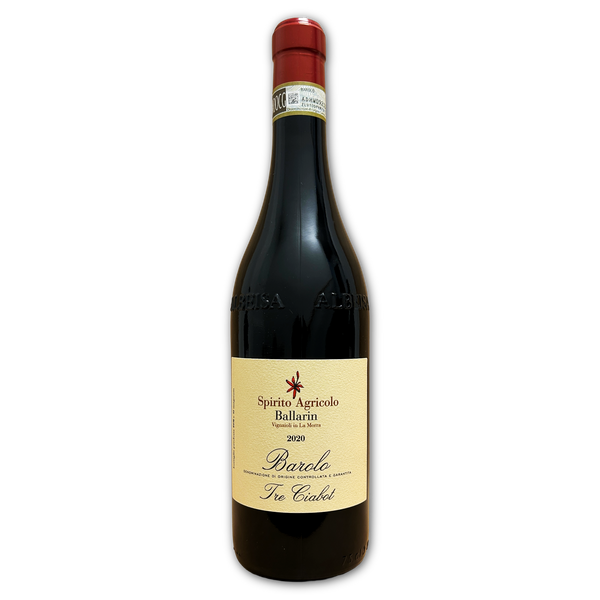 Barolo Tre Ciabot, Spirito Agricolo Ballarin, rött vin, 6 flaskor