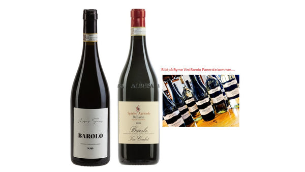 Barolo Blandlåda, 3 viner, 2 av varje, 6 totalt