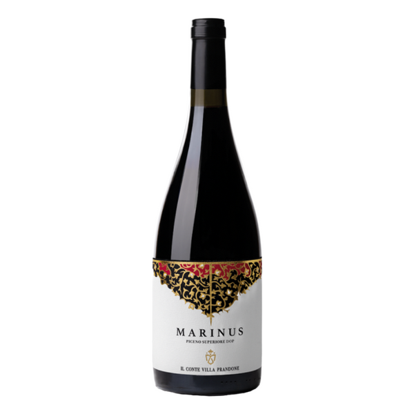 Marinus Rosso Piceno Superiore, Il Conte Villa Prandone, rött vin, 6 flaskor