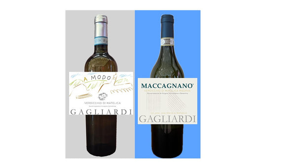 Verdicchio di Matelica, Vini Gagliardi, 2 vita, 6 flaskor totalt